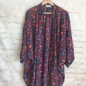 Inka Floral Sheer Flowy Duster